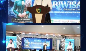 Hj. Dian Rahmat Buka Malam Adu Bakat Putra Putri Pariwisata Tanah Laut 2026