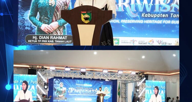 Hj. Dian Rahmat Buka Malam Adu Bakat Putra Putri Pariwisata Tanah Laut 2026