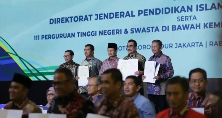 PERADI Profesional Cetak Rekor MURI, Gandeng 108 Perguruan Tinggi Keagamaan Bangun Ekosistem Pendidikan Hukum Berintegritas