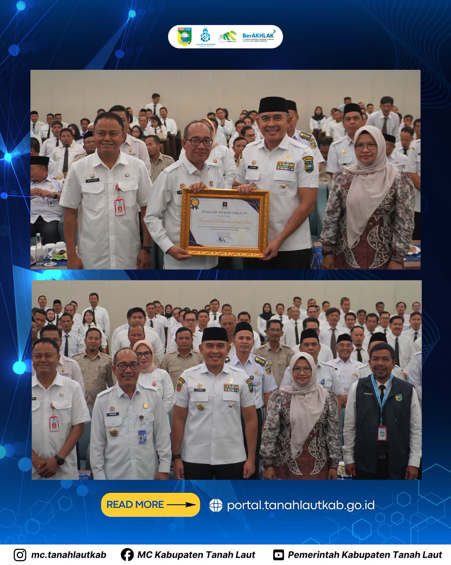 Bupati Tanah Laut Buka Bimtek Paralegal POSBANKUM Desa/Kelurahan Sekabupaten TanahLaut
