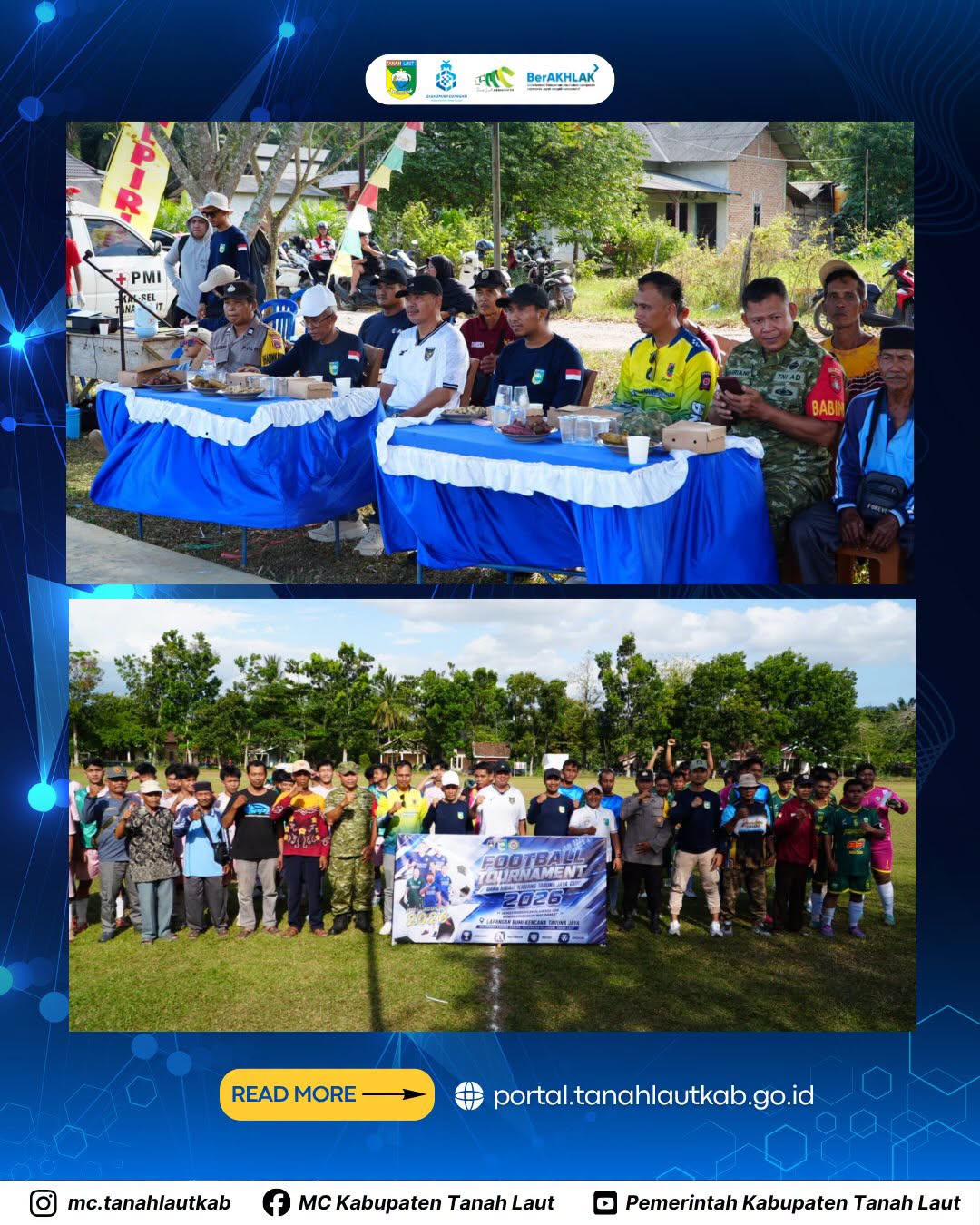 Pemkab. Tanah Laut dukung Karang Taruna Jaya Cup 2026 sebagai wujud  Pembinaan Atlet Muda