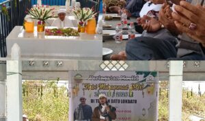 Peringatan Maulid Nabi Muhammad SAW di Turbah Lok Batu Pelaihari tak hanya warga Lokal yang hadir bersama Wabup Tala tapi juga dari luar