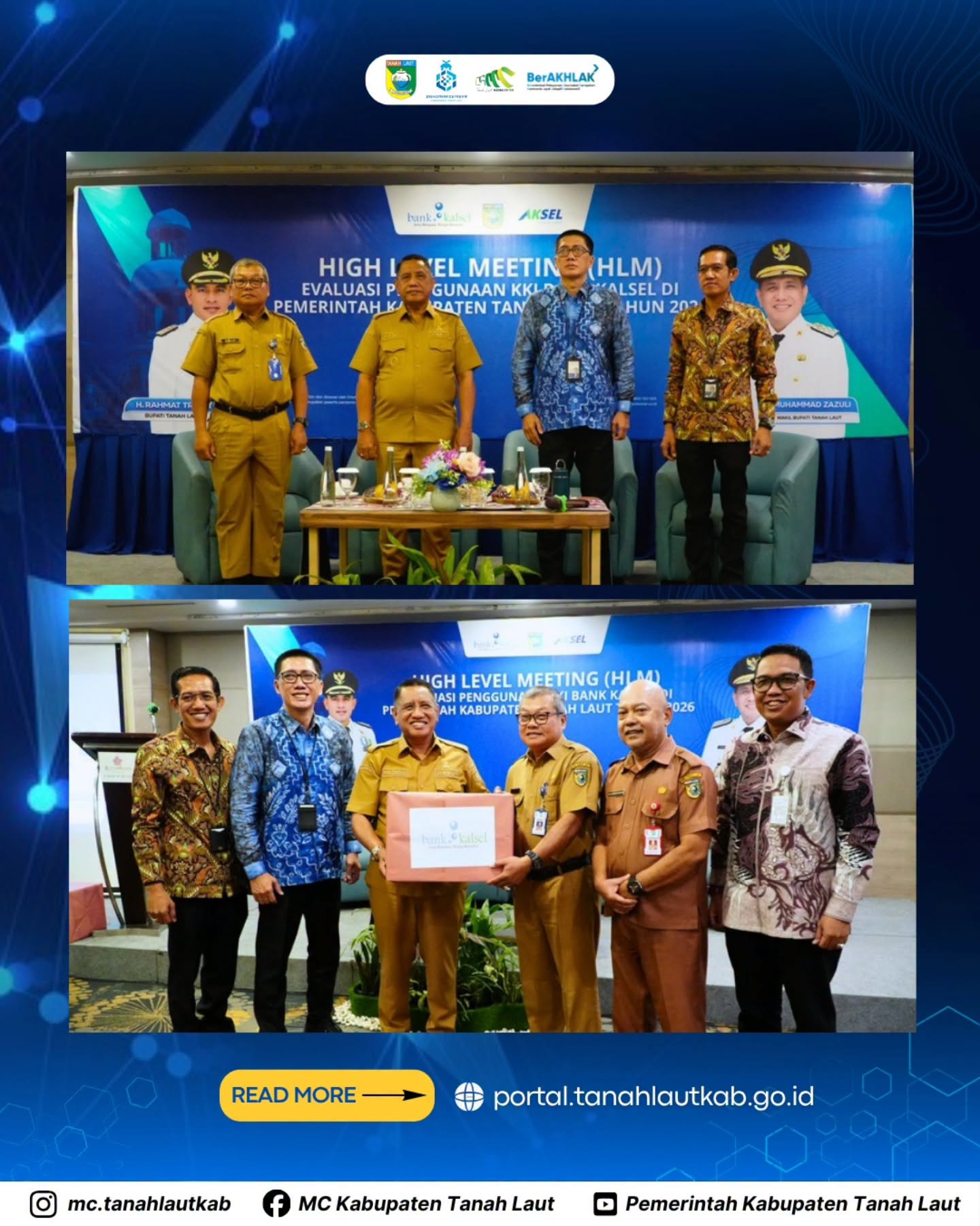 Menguji tingkat pemanfaatan KKI, Pemkab Tanah Laut bersama Bank Kalsel adakan Evaluasi Menguji tingkat pemanfaatan KKI, Pemkab Tanah Laut bersama Bank Kalsel adakan Evaluasi