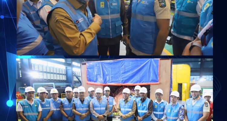 Pastikan Pasokan Listrik Pulih,  Bupati Tanah Laut Dampingi Gubernur Kalsel Tinjau PLTU Asam-Asam