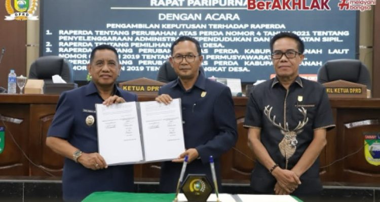 DPRD Tanah Laut Sahkan Empat Raperda Strategis untuk Pelayanan Publik
